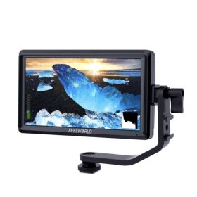 Máy ảnh FEELWORLD S55 V2 5.5 inch Máy ảnh DSLR màn hình trường hỗ trợ video IPS 1920x1152 4K HDMI DC Out với 3D LUT