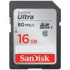 Thẻ Nhớ SANDISK SDHC ULTRA 16GB CLASS 10 80MB/S