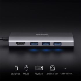 Đầu Đọc Thẻ KINGMA USB 3.1 type C 8in1
