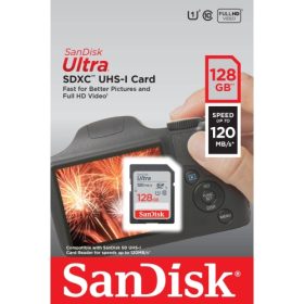 Thẻ Nhớ SANDISK SDXC ULTRA 128GB CLASS 10 120MB/S