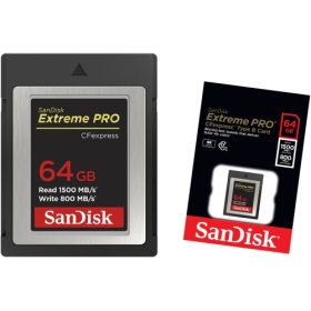 Thẻ Nhớ CFEXPRESS TYPE B CARD SANDISK EXTREME PRO 64GB 1500/800MB/S