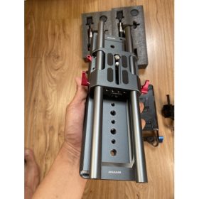 Đế Camera Please Waraxe 15mm với tấm chân máy đúng chuẩn ARRI cho máy quay phim DSLR Sony Nikon Canon BMCC