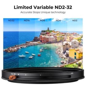 Filter Black Diffusion K&F 1/4 ND2-400 MRC NANO-X 82mm