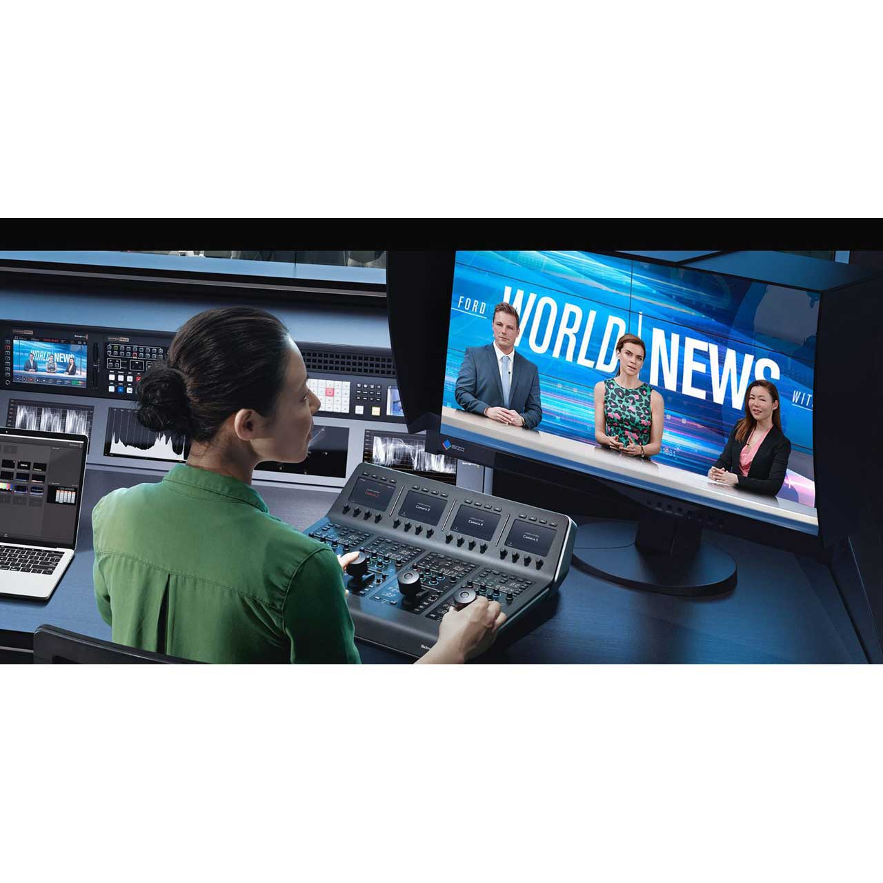 Blackmagic Design ATEM Camera Control Panel - up to 4 URSA Broadcast/URSA Mini/Blackmagic Studio or Micro Studio Cameras