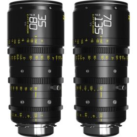 Set ống kính zoom DZOFilm Catta Ace FF 35-80 & 70-135mm T2.9 (PL/EF, Đen)