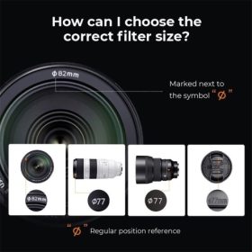 Filter Black Diffusion K&F 1/4 ND2-400 MRC NANO-X 82mm