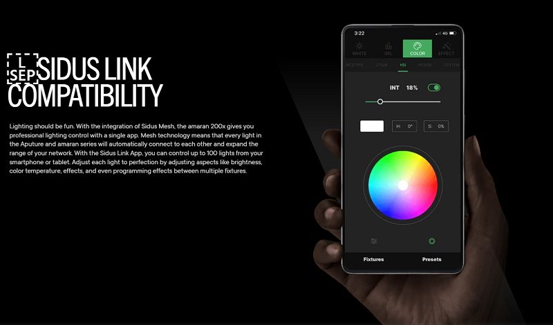 Đèn Led Aputure Amaran 200X Bi-Color nhập khẩu