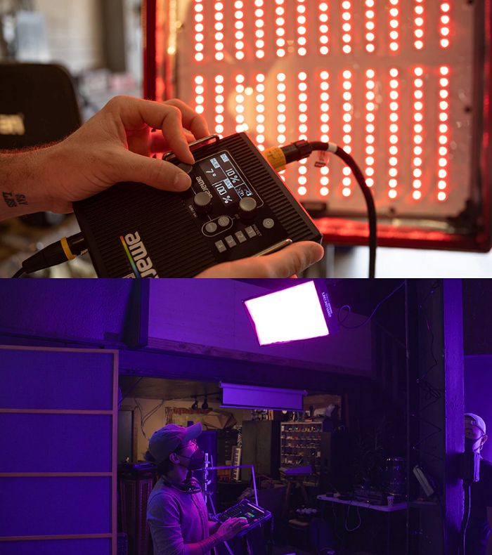 Den Vai Amaran F22c Rgbww Led Mat Ha Noi