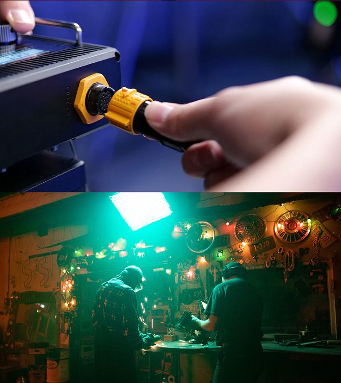 Den Vai Amaran F22c Rgbww Led Mat Nhap Khau