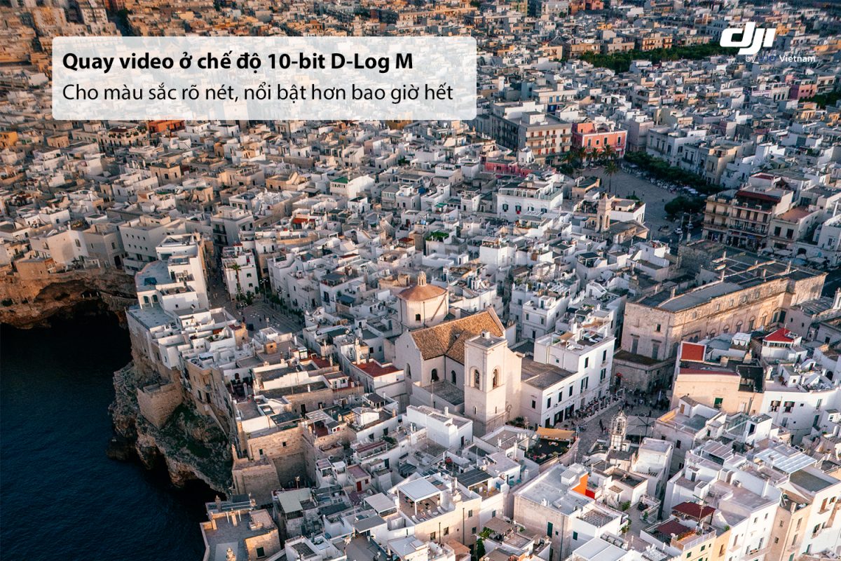 Chế độ màu 10-bit D-Log M và HLG với 1,07 tỷ màu sắc