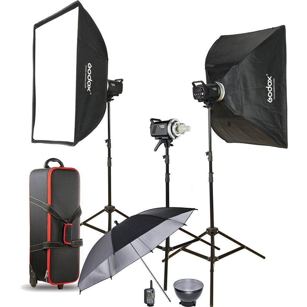 Bộ đèn Godox MS300 Studio Flash Kit tiêu chuẩn cho Studio