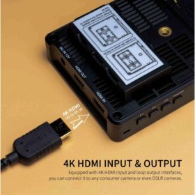 FEELWORLD F5 PROX Màn hình máy ảnh DSLR độ sáng cao 5.5 inch 1600nit F970 Cài đặt và Bộ nguồn