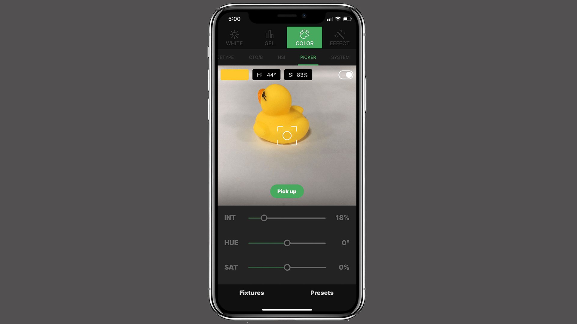Tính năng color picker hấp dẫn
