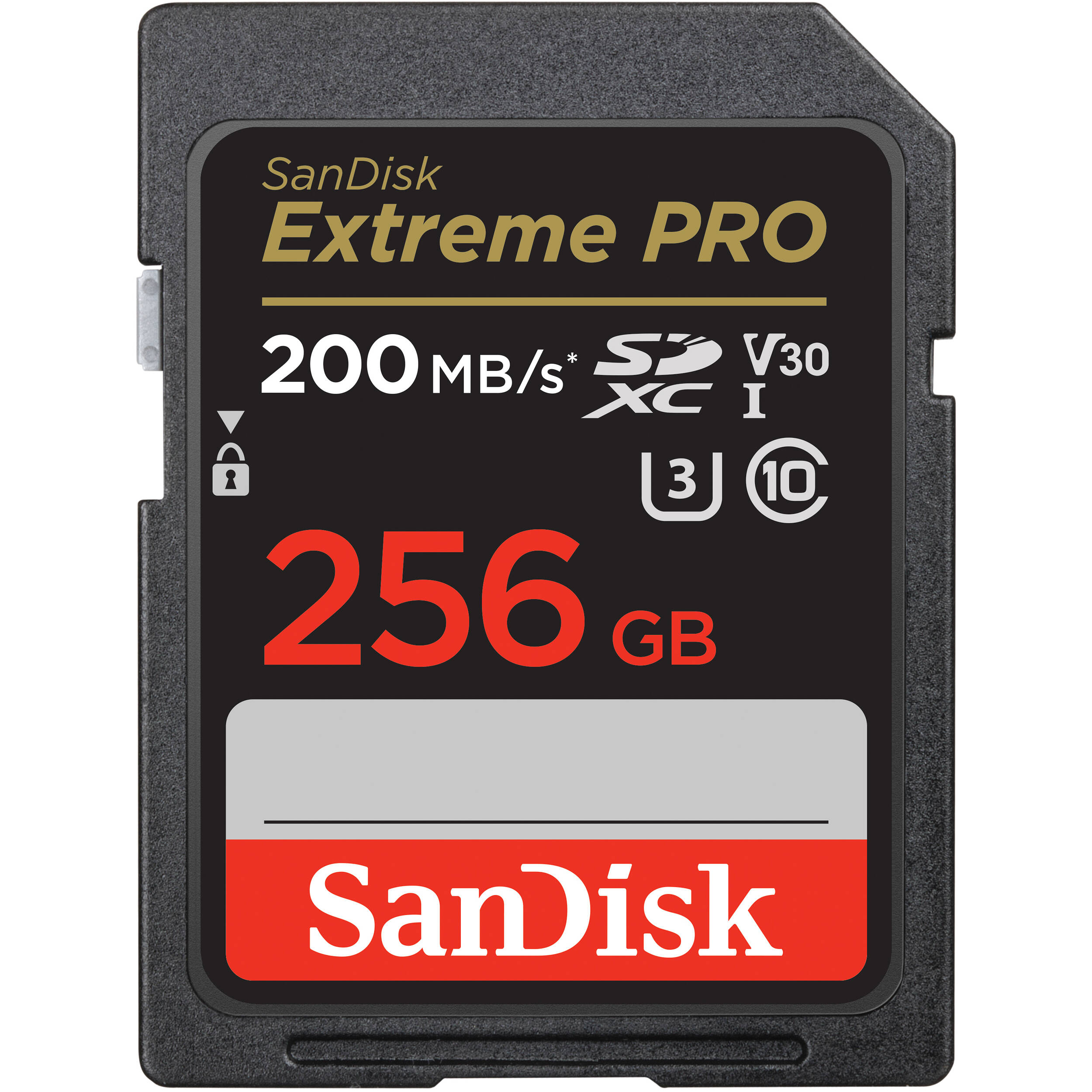 Thẻ nhớ SDHC Sandisk 256GB 200MBs Extreme Pro UHS-I (Chính Hãng) 01