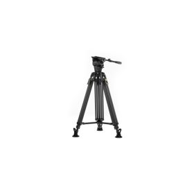 Tilta 75mm Cine Fluid Head with 2-Stage One Touch Carbon Fiber Tripod Legs (12KG)